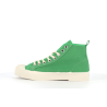 basket montante en toile verte